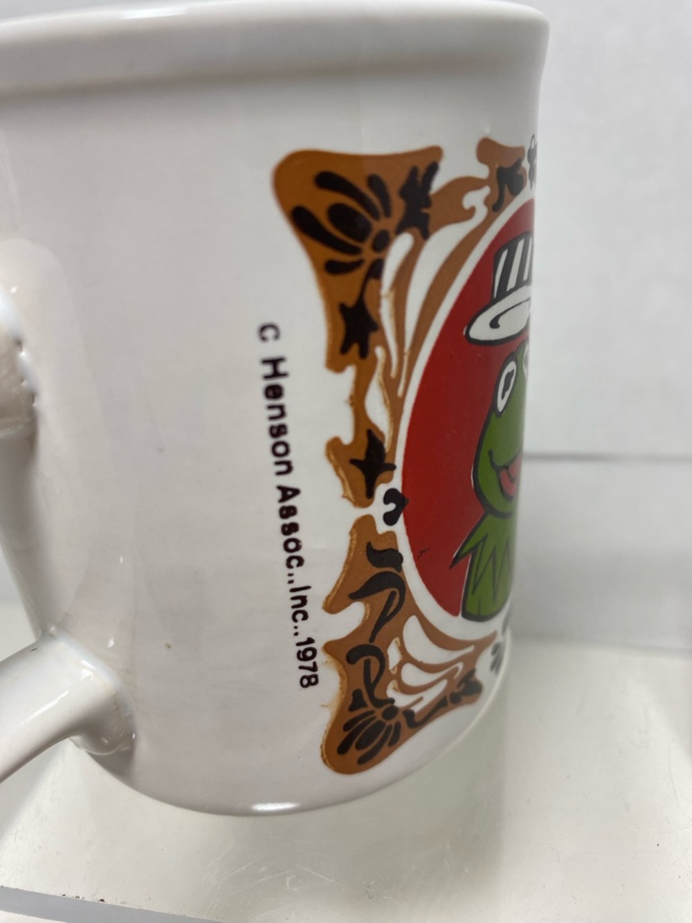Vintage 1978 Kiln Craft Kermit Mug from the Muppet Show Jim Henson - Picture 5 of 6